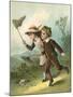 The Butterfly Hunt-English School-Mounted Giclee Print