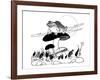 The Butterfly's Ball-Willy Pogany-Framed Art Print