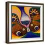 The Butterfly Whispers: Today a Child Has Been Born to Us, 2007-Jan Groneberg-Framed Giclee Print