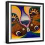 The Butterfly Whispers: Today a Child Has Been Born to Us, 2007-Jan Groneberg-Framed Giclee Print