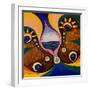 The Butterfly Whispers: Today a Child Has Been Born to Us, 2007-Jan Groneberg-Framed Giclee Print