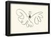 The Butterfly-Pablo Picasso-Framed Art Print