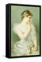 The Butterfly-Pierre Carrier-belleuse-Framed Stretched Canvas