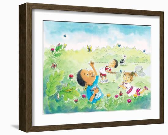 The Butterly Egg - Humpty Dumpty-Amy Wummer-Framed Giclee Print