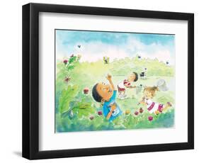 The Butterly Egg - Humpty Dumpty-Amy Wummer-Framed Premium Giclee Print