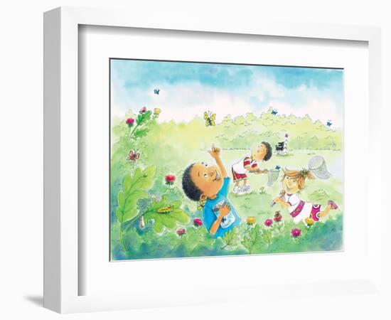 The Butterly Egg - Humpty Dumpty-Amy Wummer-Framed Premium Giclee Print