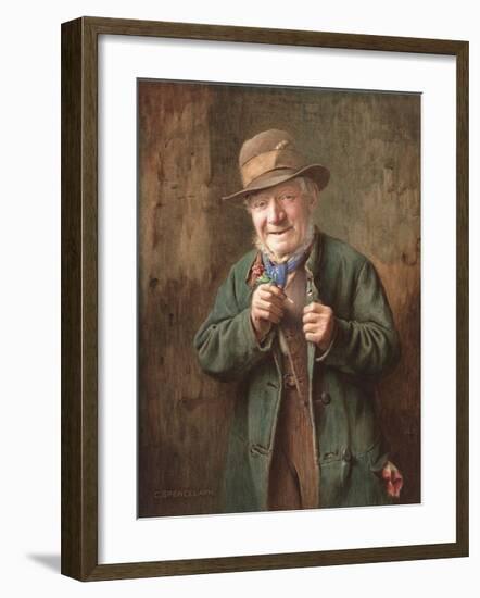 The Buttonhole-Charles Spencelayh-Framed Premium Giclee Print