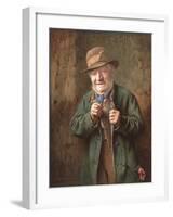 The Buttonhole-Charles Spencelayh-Framed Premium Giclee Print