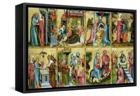 The Buxtehude Altar, Central Panel, 1400-10-Master Bertram of Minden-Framed Stretched Canvas