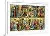 The Buxtehude Altar, Central Panel, 1400-10-Master Bertram of Minden-Framed Giclee Print