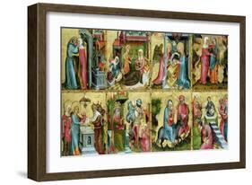 The Buxtehude Altar, Central Panel, 1400-10-Master Bertram of Minden-Framed Giclee Print
