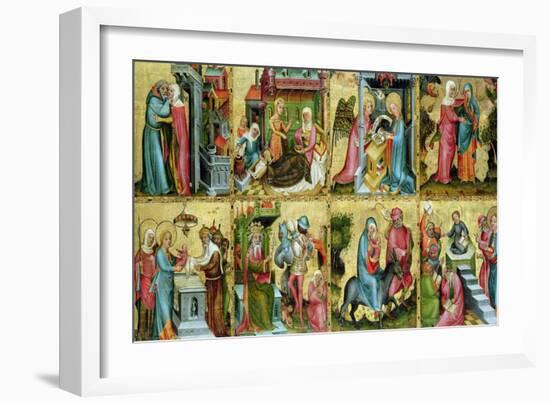 The Buxtehude Altar, Central Panel, 1400-10-Master Bertram of Minden-Framed Giclee Print