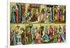 The Buxtehude Altar, Central Panel, 1400-10-Master Bertram of Minden-Framed Giclee Print