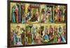 The Buxtehude Altar, Central Panel, 1400-10-Master Bertram of Minden-Framed Giclee Print