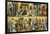 The Buxtehude Altar, Central Panel, 1400-10-Master Bertram of Minden-Framed Giclee Print