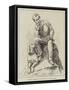 The Byron Memorial in Hyde Park, Mr T Belt, Sculptor-null-Framed Stretched Canvas