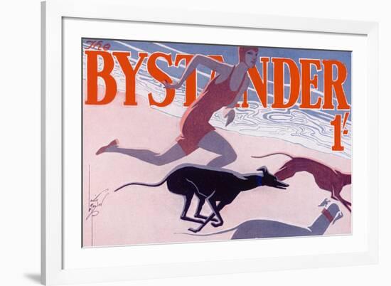 The Bystander Masthead by Laurie Taylor, 1930-null-Framed Premium Giclee Print