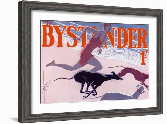 The Bystander Masthead by Laurie Taylor, 1930-null-Framed Art Print