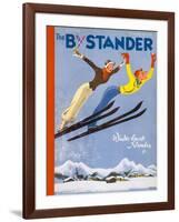 The Bystander Winter Sports Number-null-Framed Art Print