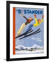 The Bystander Winter Sports Number-null-Framed Art Print