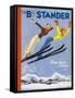 The Bystander Winter Sports Number-null-Framed Stretched Canvas