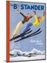 The Bystander Winter Sports Number-null-Mounted Art Print