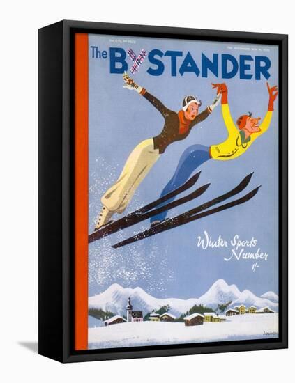 The Bystander Winter Sports Number-null-Framed Stretched Canvas