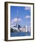 The C.N.Tower and the Toronto Skyline, Ontario, Canada-Roy Rainford-Framed Photographic Print