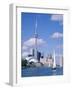 The C.N.Tower and the Toronto Skyline, Ontario, Canada-Roy Rainford-Framed Photographic Print