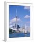 The C.N.Tower and the Toronto Skyline, Ontario, Canada-Roy Rainford-Framed Photographic Print