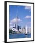 The C.N.Tower and the Toronto Skyline, Ontario, Canada-Roy Rainford-Framed Photographic Print