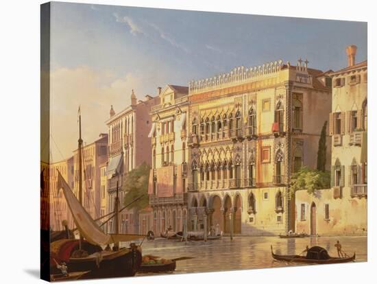 The Ca' D'Oro, Venice-Friedrich Nerly-Stretched Canvas