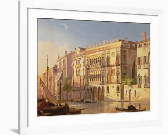 The Ca' D'Oro, Venice-Friedrich Nerly-Framed Giclee Print