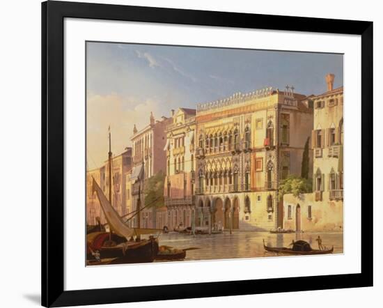 The Ca' D'Oro, Venice-Friedrich Nerly-Framed Giclee Print