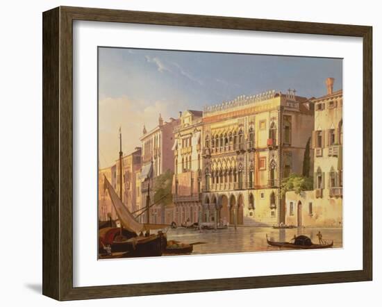 The Ca' D'Oro, Venice-Friedrich Nerly-Framed Giclee Print