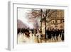 The Cab Accident-Jean Beraud-Framed Giclee Print