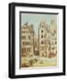 The Cabaret 'A L'Image Notre-Dame', Place De Greve in 1751-Nicolas Jean Baptiste Raguenet-Framed Giclee Print