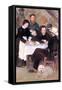 The Cabaret of Mm Antony-Pierre-Auguste Renoir-Framed Stretched Canvas