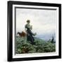 The Cabbage Field, 1914-Charles Courtney Curran-Framed Giclee Print