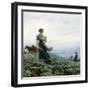 The Cabbage Field, 1914-Charles Courtney Curran-Framed Giclee Print