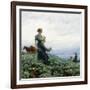 The Cabbage Field, 1914-Charles Courtney Curran-Framed Giclee Print