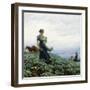 The Cabbage Field. 1914-Charles Courtney Curran-Framed Giclee Print