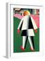 The 'Cabby' or Droshky Driver-Kasimir Malevich-Framed Giclee Print