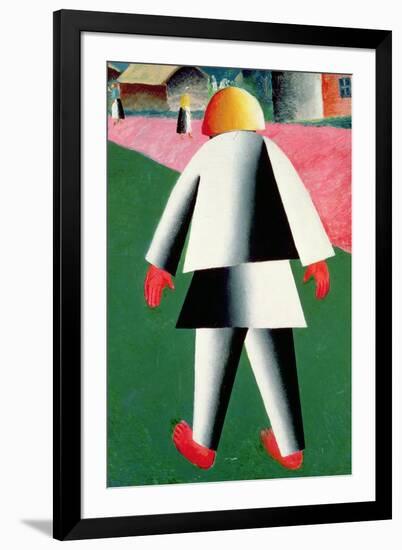 The 'Cabby' or Droshky Driver-Kasimir Malevich-Framed Giclee Print