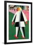 The 'Cabby' or Droshky Driver-Kasimir Malevich-Framed Giclee Print