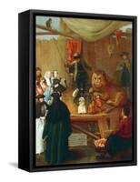 The Cabin of Lion-Pietro Longhi-Framed Stretched Canvas