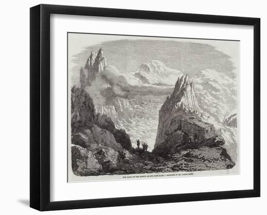 The Cabin on the Grands Mulets, Mont Blanc-null-Framed Giclee Print