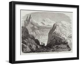 The Cabin on the Grands Mulets, Mont Blanc-null-Framed Giclee Print