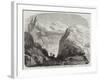 The Cabin on the Grands Mulets, Mont Blanc-null-Framed Giclee Print