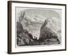 The Cabin on the Grands Mulets, Mont Blanc-null-Framed Giclee Print